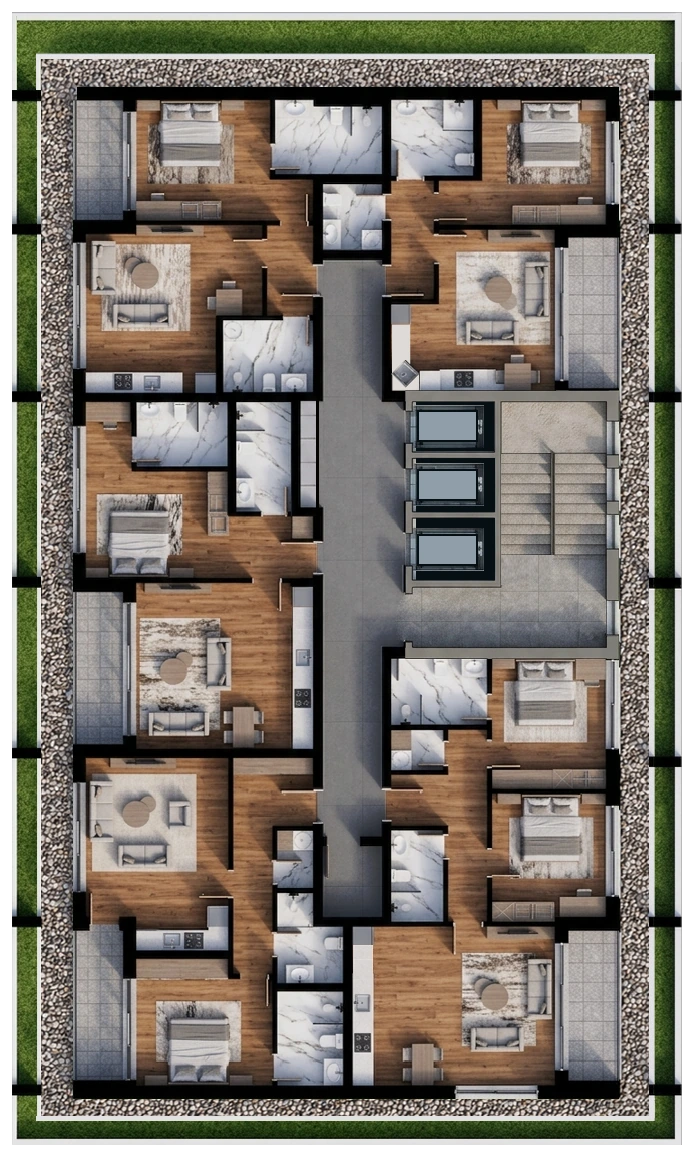 Faro Riva, Floor 3 plan