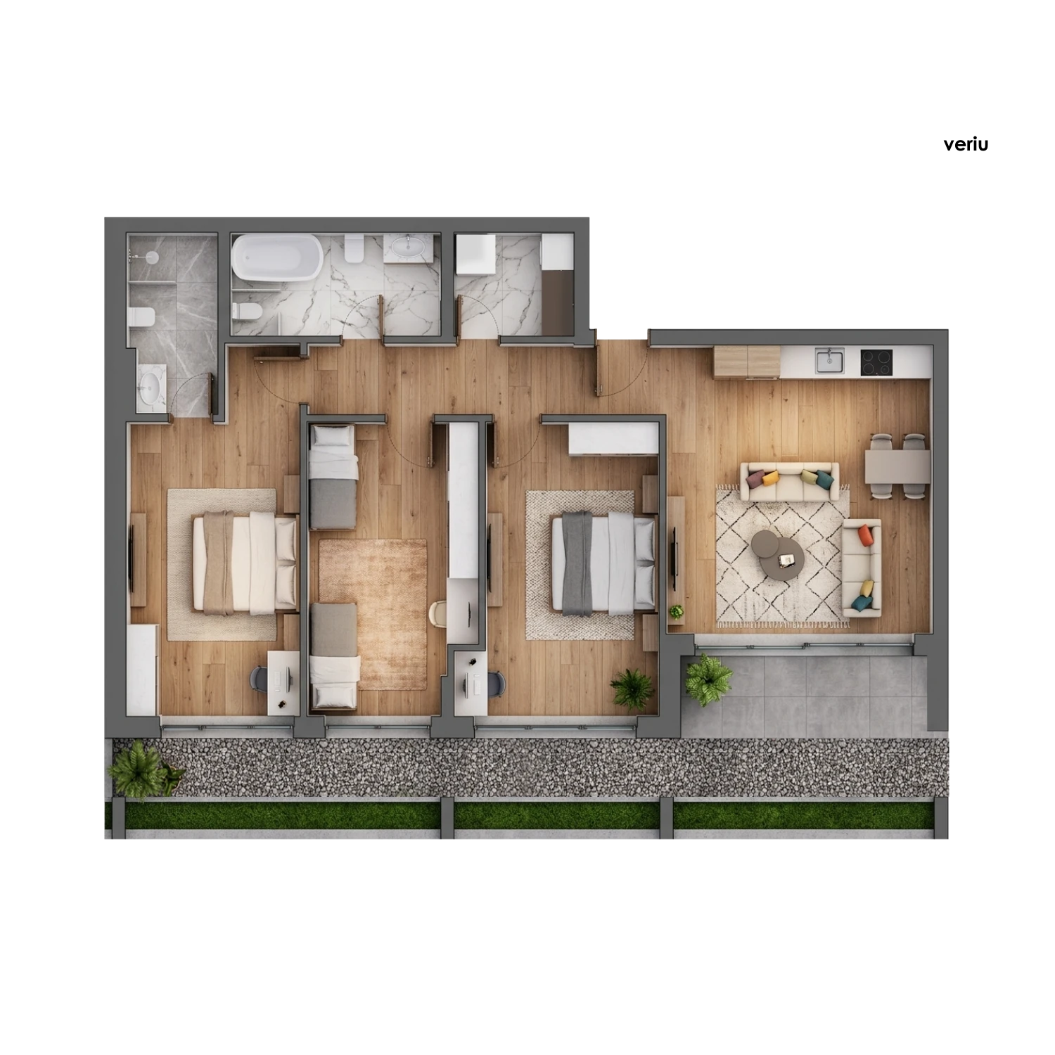 D1-F1-U2 base plan
