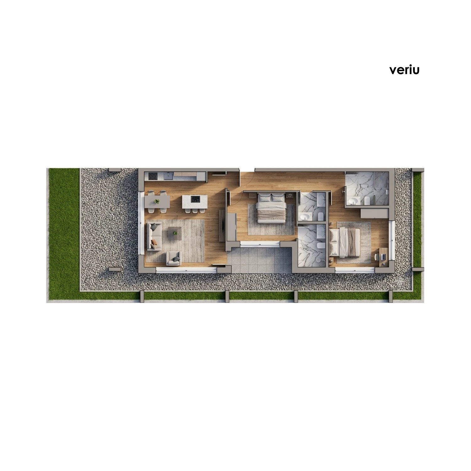 D2-F1-U1 base plan