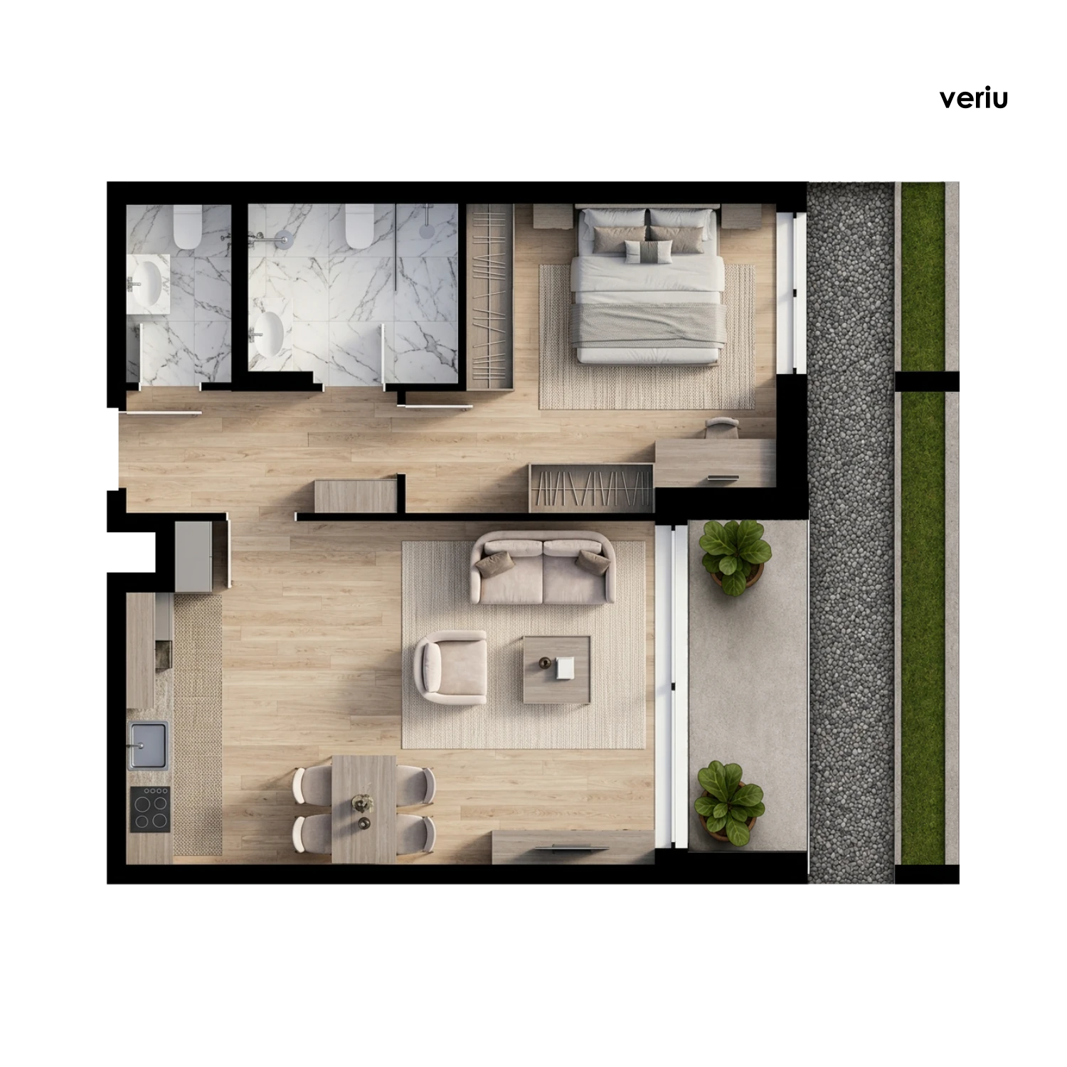 D2-F1-U2 base plan