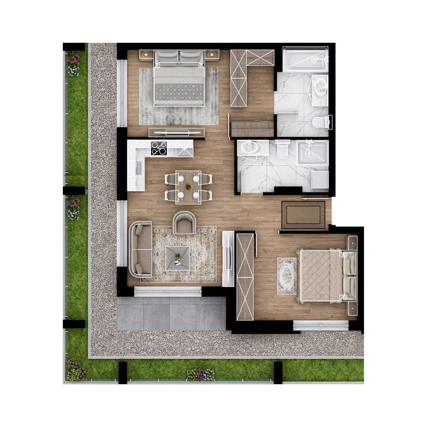 H1A-F1-U1 base plan