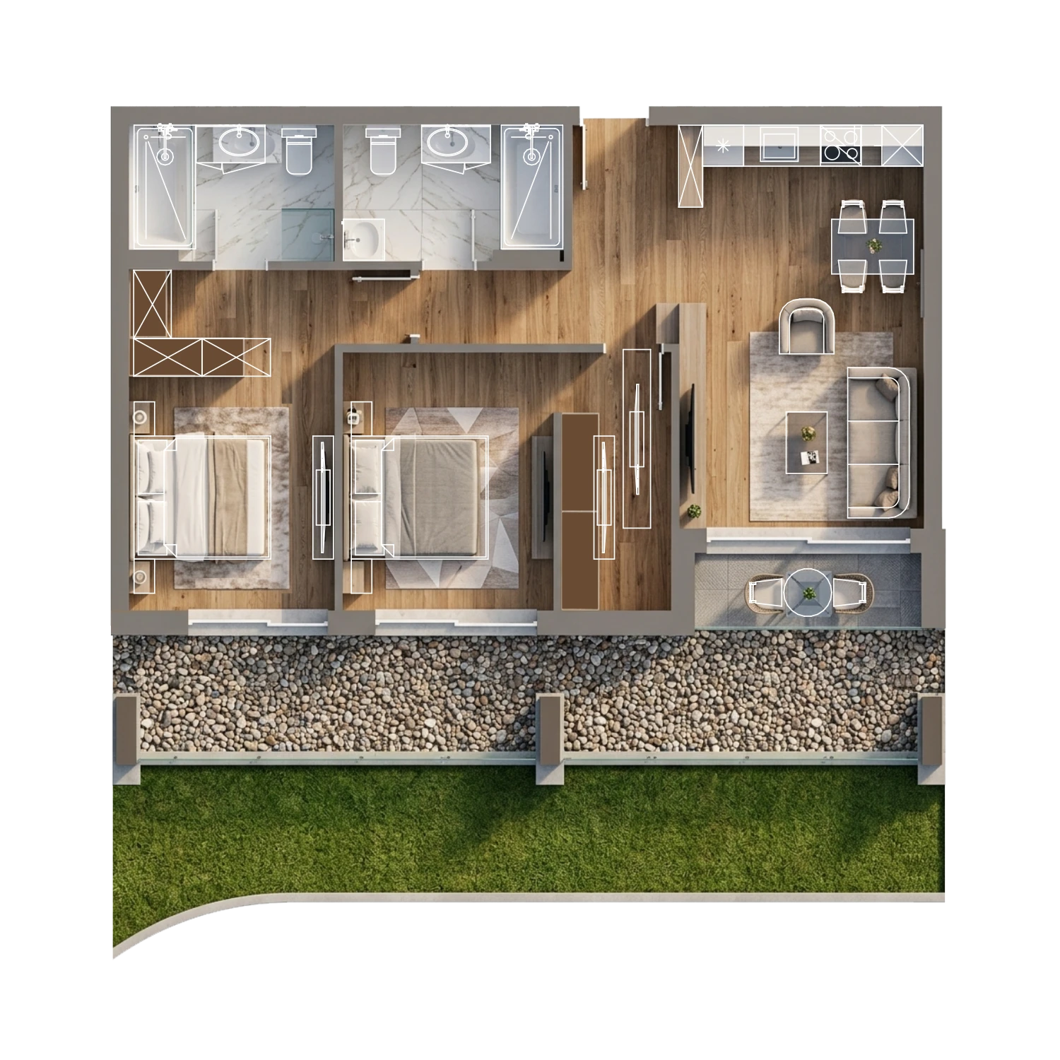 H1A-F1-U15 base plan