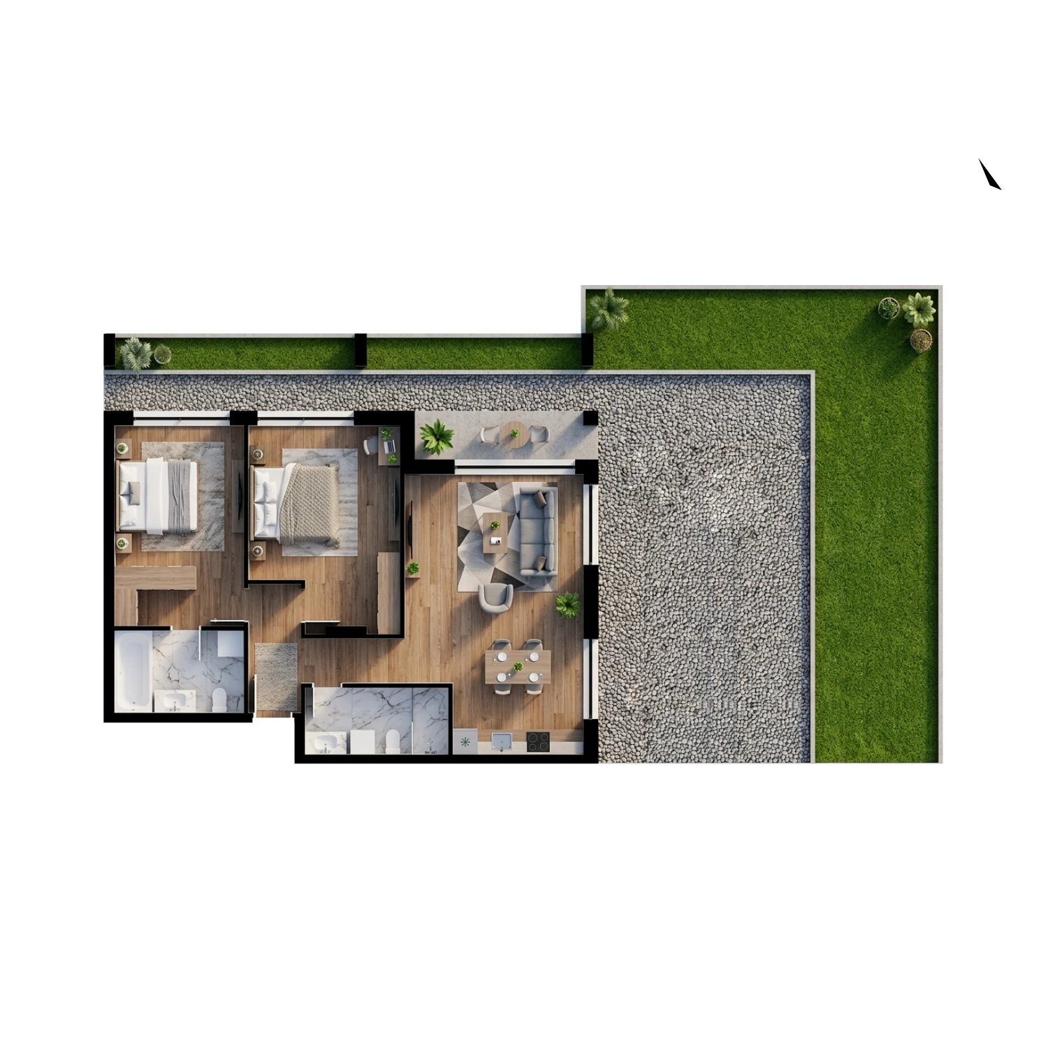 H1A-F2-U14 base plan