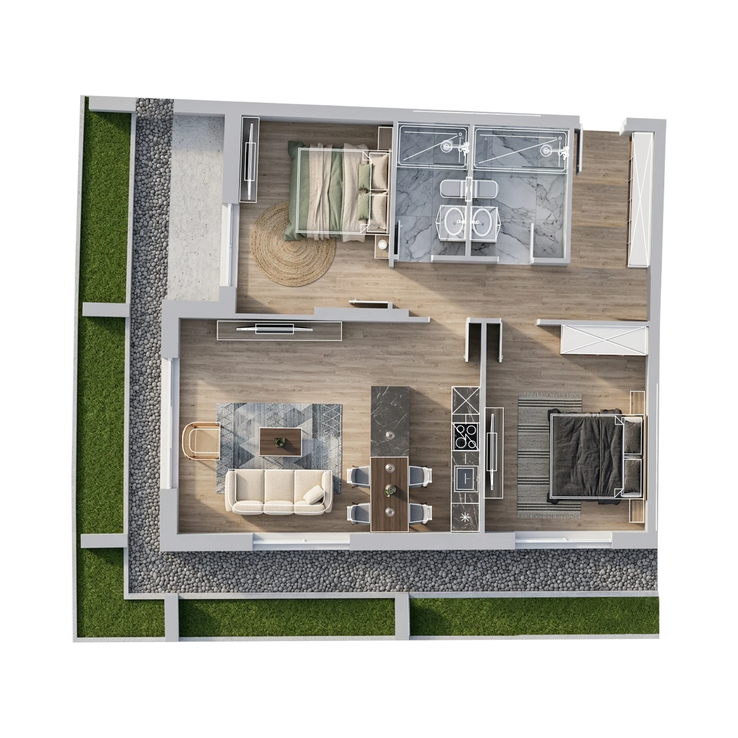 H1B-F2-U3 base plan