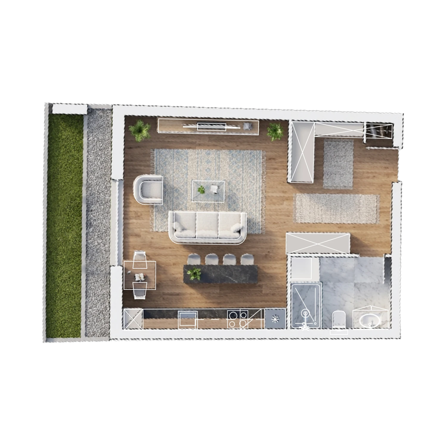 H1B-F2-U6 base plan