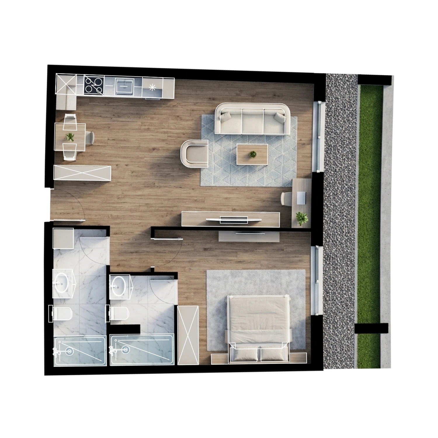 H1B-F3-U1 base plan
