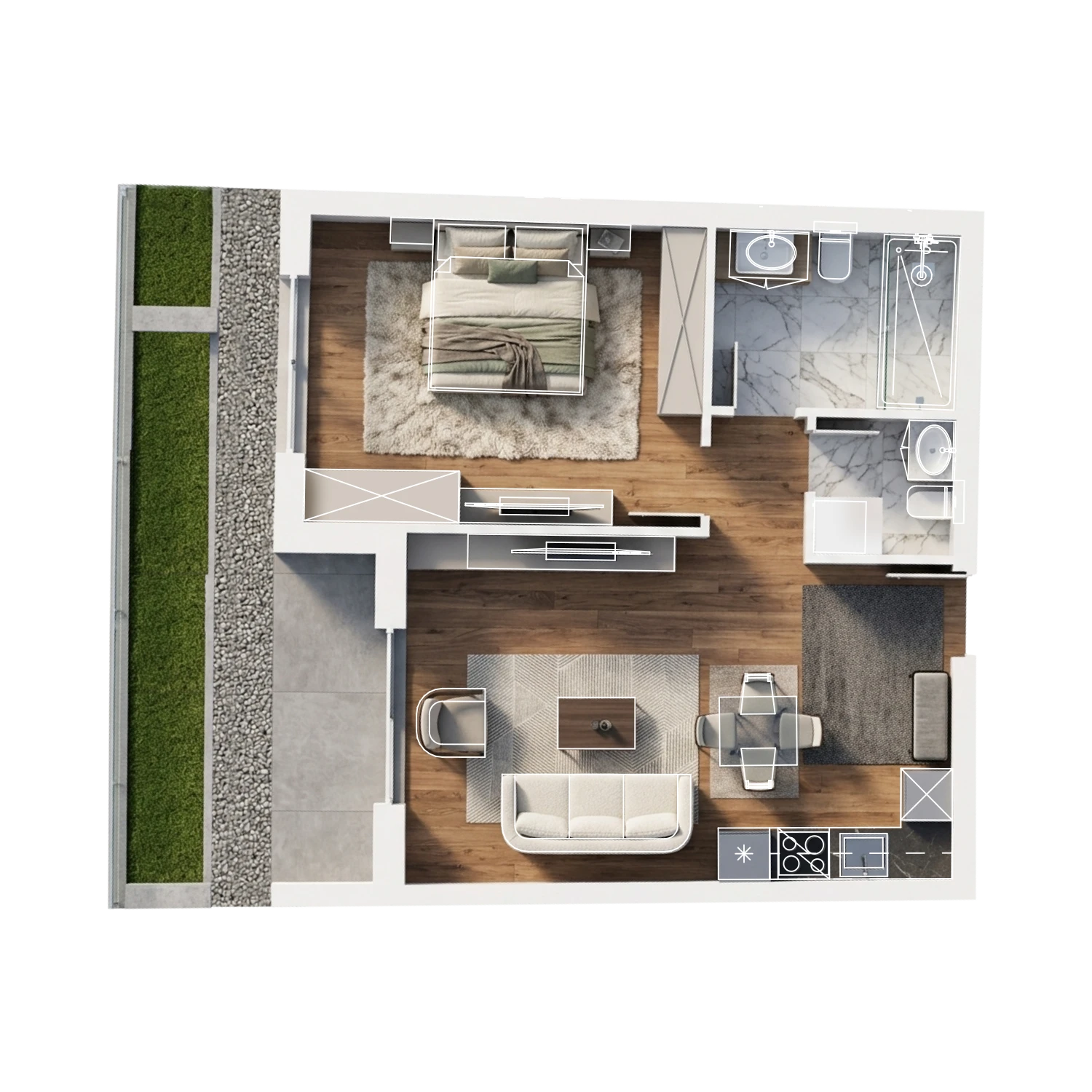 H1B-F4-U5 base plan