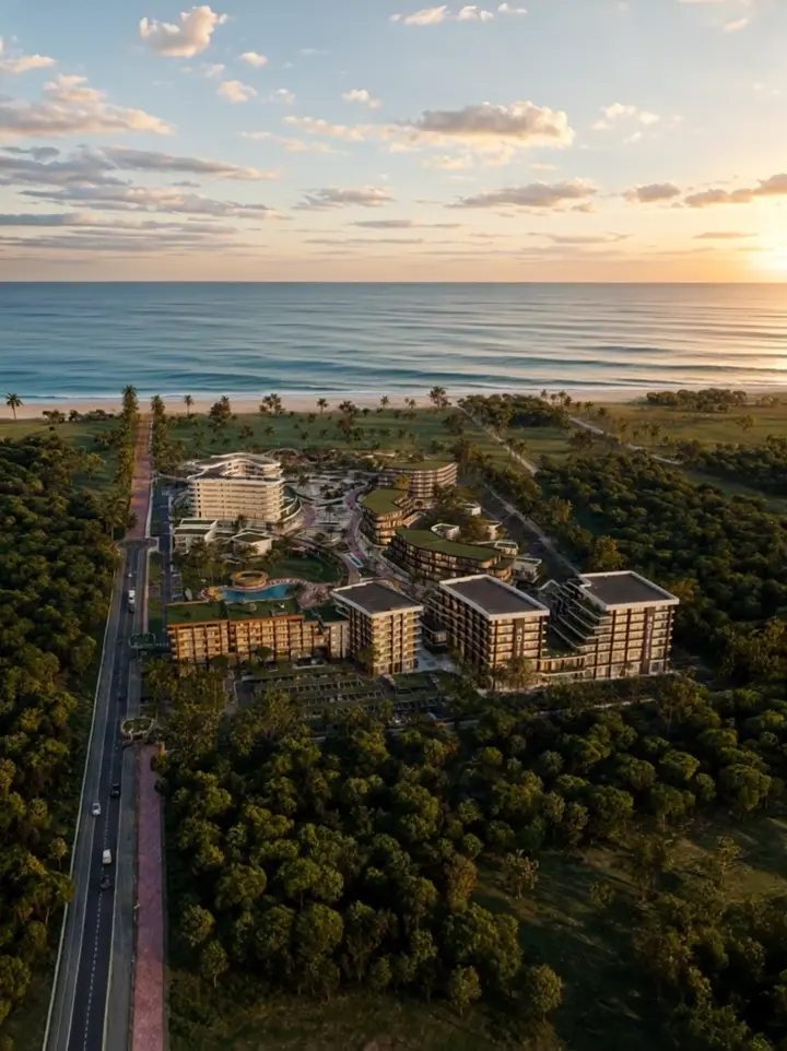 The coastal setting